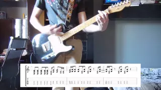 Red Hot Chili Peppers - Dani California guitar cover with tabs