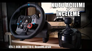 LOGITECH G29 + SHIFTER - KUTU AÇILIMI + İNCELEME (ETS 2, CCD, Assetto C. , BeamNG.drive)