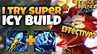 TEEMO BUILD ICY SUPER SLOW | TEEMO SUPPORT | Wild Rift Teemo Build & Runes