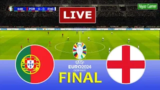 PORTUGAL vs ENGLAND - FINAL | EURO 2024 GERMANY | Full Match All Goals | PES Gameplay