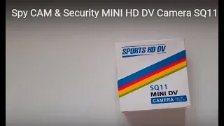 Spy CAM & Security MINI HD DV Camera SQ11