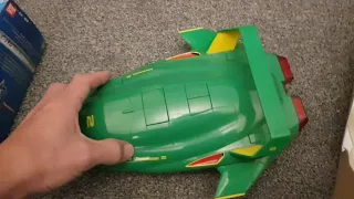 Bandai deluxe Thunderbird 2 light and sounds toy unboxing test for Ebay