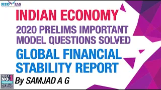 GLOBAL FINANCIAL STABILITY REPORT | 2020 PRELIMS IMPORTANT MODEL QUESTIONS SOLVED | EkamIAS