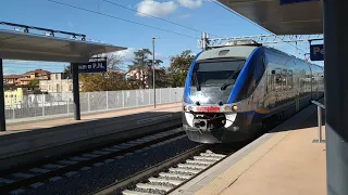 L'arrivo di un treno a Pescara Porta Nuova