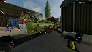 Harvesting soybeans TimeLapse#9 Farming Simulator 22