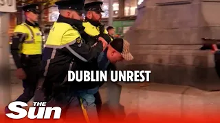Unrest grips Dublin after stabbing: Heavy police presence as clashes continue