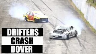 Insane Drifters Crash Dover | JRDC Track/Media Day & Link-Up | Dover