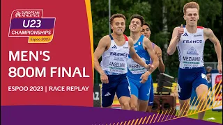 A FRENCH one-two! 🇫🇷 Men's 800m final | Espoo 2023