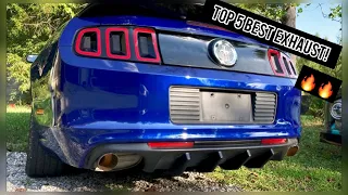 Top 5 BEST Exhaust Systems for 2011-2014 Ford Mustang V6 3.7L!