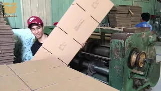 Toàn cảnh sản xuất giấy, thùng carton tại xưởng Gumato