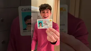 FAKE MUSTACHE WHILE TAKING DRIVERS LICENSE PHOTO!