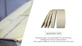 HOW TO - 📏 Masking tape 📏 for surfboard application