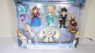 Hasbro Frozen Mini Figures Set Unboxing - Disney Princess Toys