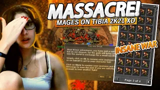 MONSTER BUG INSIDE PLAYER? | CRAZY WARS 2K21 | DYING WITHOUT "AOL" (dropping all) #TibiaFerumbrinha🧙