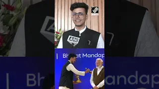 National Creators Awards: Nishchay Malhan receives award from PM Modi