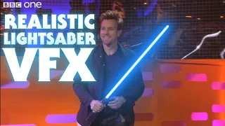 I Gave This Ewan McGregor Interview Realistic Lightsaber VFX