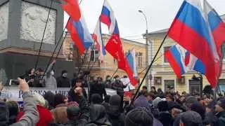 Прорыв  к Верховному Совету  Крыма. Симферополь 27.02.14