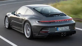 Porsche 992 GT3 Touring 2022 - CRAZY EXHAUST sound & driving (Agate Grey color)