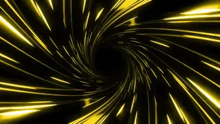 Wormhole VJ Loop Yellow 4K Long Screensaver Wallpaper Background Video