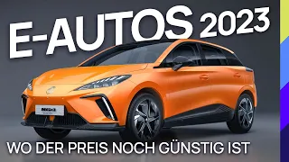 E-Autos 2023 - Wo der Preis noch günstig ist!