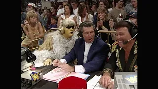 Goldust freaks out after learning he will face Undertaker in a Casket Match at the next PPV (WWF)