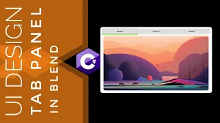 WPF Tutorial : Hide & Show controls using storyboards in Visual studio blend | Tab Panel | C# WPF