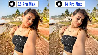 Iphone 15 Pro Max VS iphone 14 Pro Max Camera Test Comparison Click Some Image's #iphone