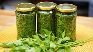 👨🏽‍🍳How to Preserve Parsley for Winter in a Jar - Flavor in Any Season👨🏽‍🍳 - Chef Paul Constantin