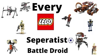 Every Lego Seperatist Battle Droid