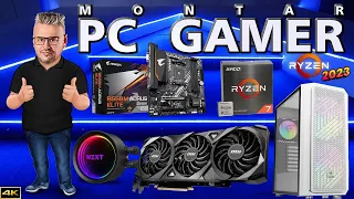 GUIA COMPLETO de COMO Montar PC GAMER em 2023 BR 👉 AMD Ryzen 5800x + RTX 3070 + B550 Aorus + Montech