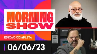 LUIZ FELIPE PONDÉ E RICARDO VENTURA SÃO OS CONVIDADO DO MORNING SHOW - 06/06/2023