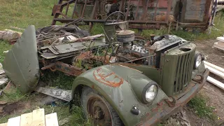Нашёл древний Газ-69. Обзор легенды советского автопрома.
