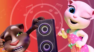 Talking Tom 🐱 Mega Müzik Partisi 🎶 YENI 🎉 Animasyon Filmleri ⭐ Super Toons TV Animasyon