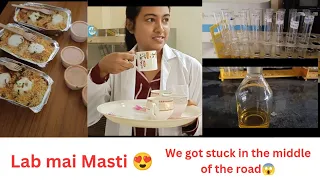 Lab mai Masti 😍| We got stuck in the middle of the road 😱|