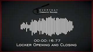 School Locker Opening and Closing | HQ Sound Effects