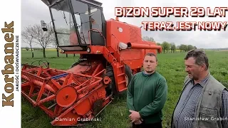 Bizon Super Z056 służył 29 lat | Nowy nabytek | Kombajn Rostselmash Vector 425 od Korbanek