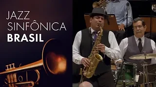 Maestro Spok e o baterista Adelson da Silva | Jazz Sinfônica Brasil