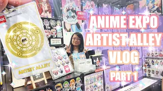 ✨Anime Expo 2023✨ Artist Alley Vlog Pt 1 - I sprained my ankle