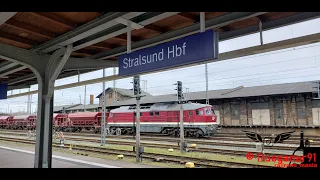 [HD] Ludmilla BR231 , 232 Bauzüge , ICE1 mit Horn , BR112 Planbetrieb in / um Stralsund