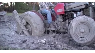 Tractor Stuck, How to get it Unstuck. Brilliant!