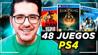 PS4: 48 JUEGOS que DEBES PROBAR | Los juegazos son interminables