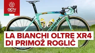 La Bianchi Oltre XR4 di Primož Roglič | Biciclette dei professionisti