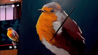 Как нарисовать птицу маслом? Пишем маслом в виртуальной реальности | VERMILLION VR