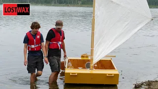 Can You Make a Sailboat From Hardware Store Materials? DIY Plywood Sailboat/ PD Racer Build.