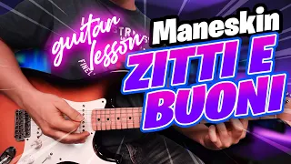 Måneskin - ZITTI E BUONI - Guitar Lesson