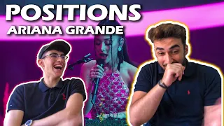 [ HILARIOUS REACTION ] Ariana Grande - positions (Official Live Performance) | Vevo