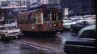 1958 film shows final day of Milwaukee's old streetcar