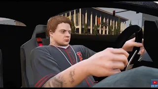 GTA 5 - Michael buys Jimmy a car (Rockstar Editor)