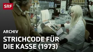 Strichcode an der Kasse (1973) | Automatisierung im Supermarkt | Schweizer Erfindung  | SRF Archiv