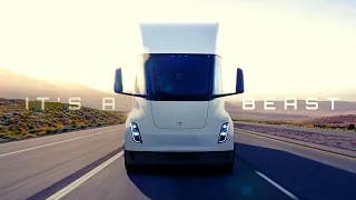 Tesla Electric Semi Truck⚡With 500miles "Beast" | Delivered to #PepsiCo
